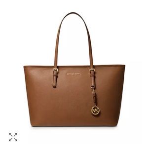 Michael Kors Jet Set Medium Leather Tote